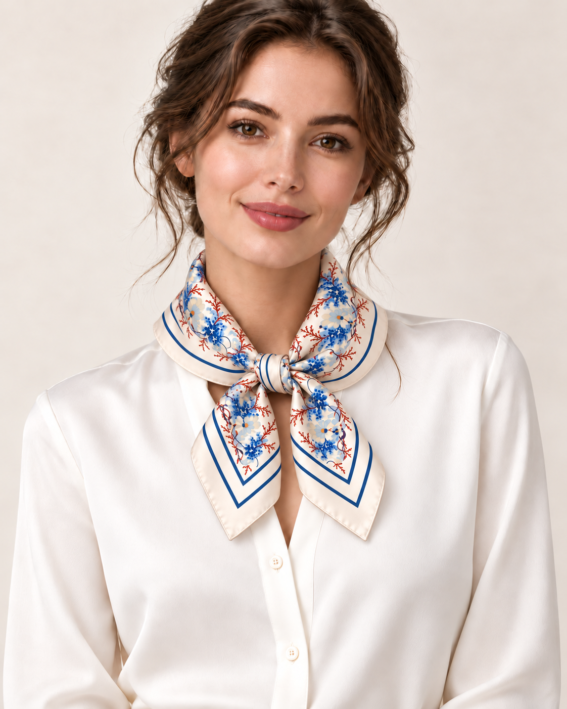 Шовкова хустка SH 431 A26 (55*55) Halverley